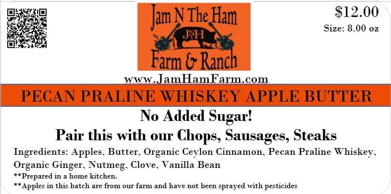 Pecan Praline Whiskey Apple Butter