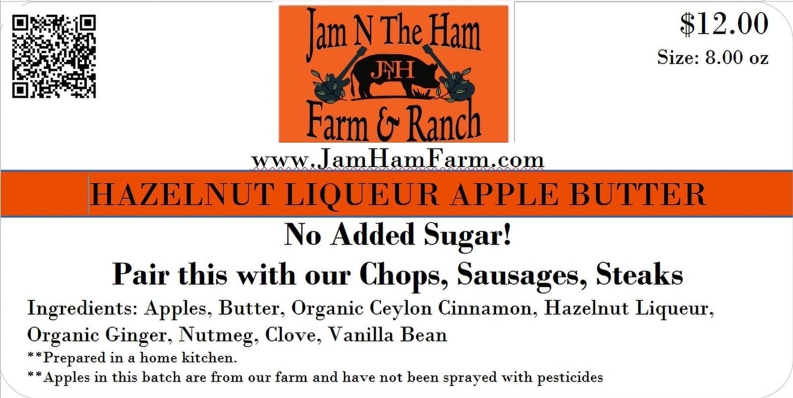 Hazelnut Liqueur Apple Butter